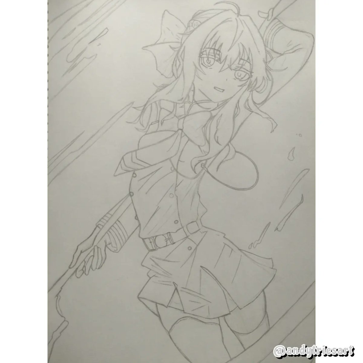 andyqueen_art's tweet photo. ✏️ S K E T C H &amp;  L I N E A R T 🖋️
💜Shinoa Hiragi - Owari no Seraph

#traditionalart #artist #fanart #shinoa #shinoahiragi #owarinoseraph #sketch #lineart #animeart #mangaart #artetradicional #artwork #sketching #lineartist https://t.co/F6aCnMjiDs
