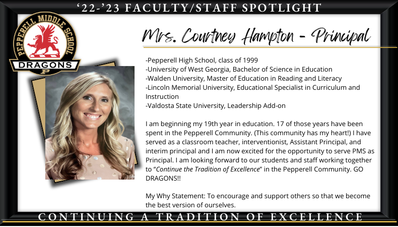 PMSdragons's tweet photo. It's time to meet our administrators for the 22-23 school year.  Meet Mrs. Hampton, Mr. Agan, and Mr. Burnett! It is going to be a great year at PMS!
@Court_Hampton11 @JoeAgan_EdS @FloydCoSchools https://t.co/1MZlCi9uW5