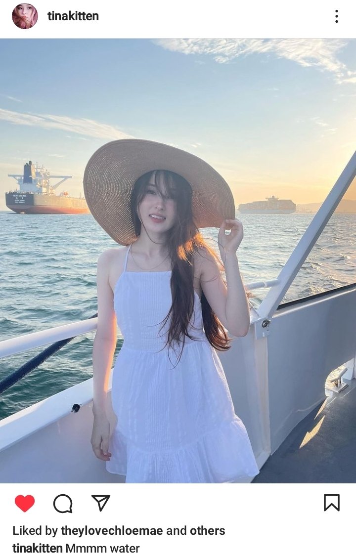 tinasupdate's tweet photo. tina posted on instagram! ☀️🌟 https://t.co/4uUU4Kvioc