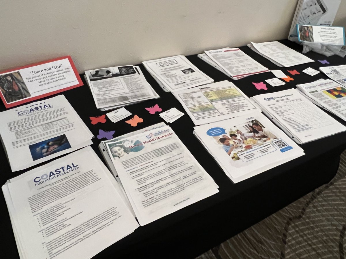 greenhousemd's tweet photo. The “Share and Steal” table at the QTIP learning collaborative. SC pediatric practices learning from each other. Everybody wins! #SCAAP22 https://t.co/m6umvXAkJP