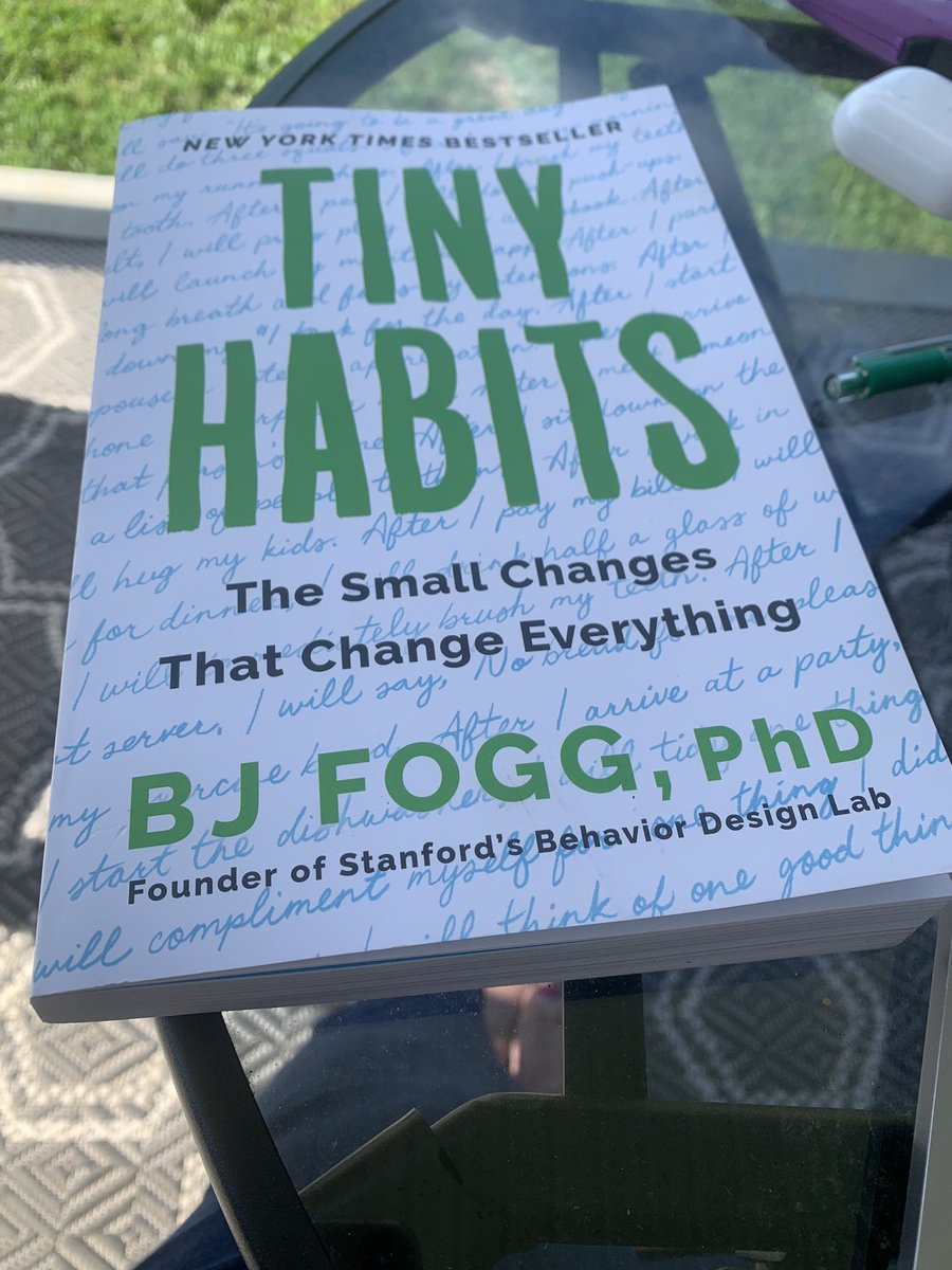 Getting ready to participate in a book study on Tiny Habits.  Show me what you're currently reading.