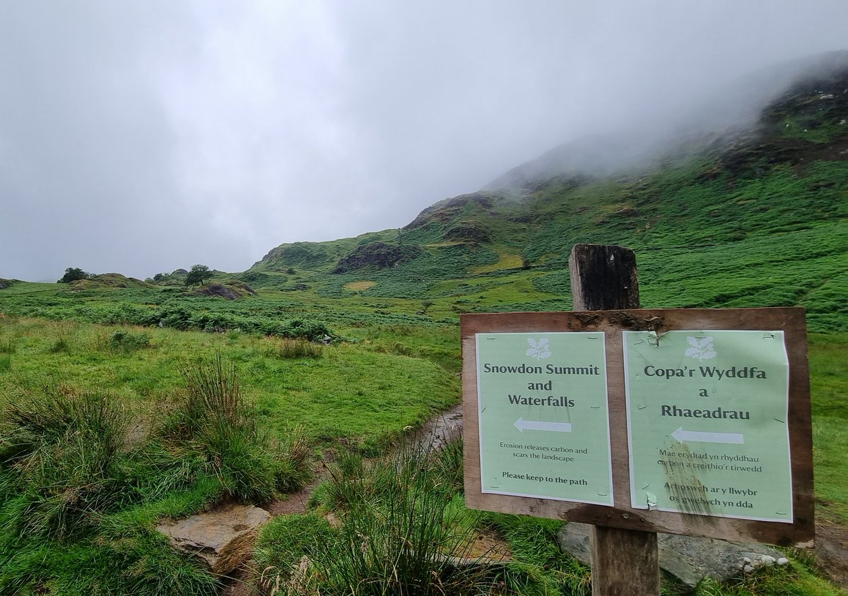 MevishAkram's tweet photo. The Welsh weather gods put a stop to my Snowdon summit walk but there's always another adventure to be had! Chasing waterfalls in the rain 😍🙌🏾 #snowdonia #watkinpath https://t.co/5tVU6O2H81