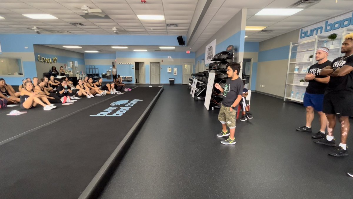 MGSportsTalk's tweet photo. Such an empowering afternoon at the @burnbootcamp Cinco Ranch #BeTheirMuscle fundraising event to benefit @MDAorg! If you couldn’t make it, you can still donate to support research, care, and advocacy for #MDA families at https://t.co/zO0odE5PGf https://t.co/7X68hkRYQy