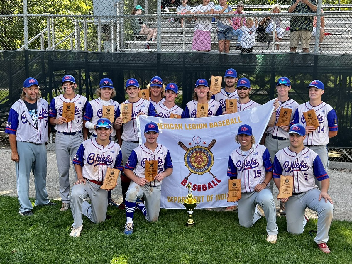 GusMartin321's tweet photo. .@Post19B win the Indiana American Legion state championship for the 3rd time in its history (‘90, ‘08).

Yorktown’s Jacob Pruitt tosses a No-hitter with 12 strikes.

Wapahani’s Luke Willmann gets the scoring started with a 2-run double.

Fun stuff 👍🏼 https://t.co/FHpTvn1PDm