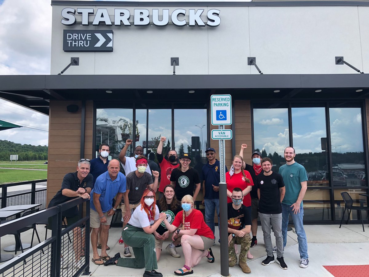 The Valley Labor Report (@laborreporters) on Twitter photo Had a great time w <a href="/SCTstarbucks/">Scottsboro Alabama Starbucks Workers United</a> <a href="/SBWorkersUnited/">Starbucks Workers United</a> today to support the workers who've been retaliated against & the folks still working at the store.
Ballots went out last week & come this time next month we believe there's gonna be another Starbucks union in Alabama 💪✊️ Had a great time w <a href="/SCTstarbucks/">Scottsboro Alabama Starbucks Workers United</a> <a href="/SBWorkersUnited/">Starbucks Workers United</a> today to support the workers who've been retaliated against & the folks still working at the store.
Ballots went out last week & come this time next month we believe there's gonna be another Starbucks union in Alabama 💪✊️