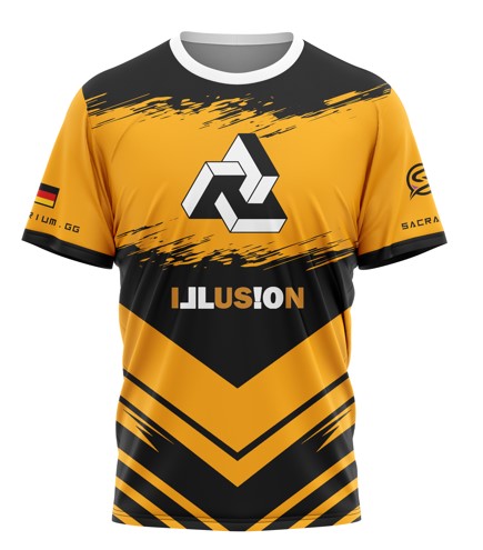 illusionegaming's tweet photo. Ich glaube wir haben den richtigen Partner gewählt für unser Trikot oder was meint ihr? #eSports #illusion #lol #counterstrike #ApexLegends #VALORANT #Germany #CallOfDuty https://t.co/JAKWdzUcZP