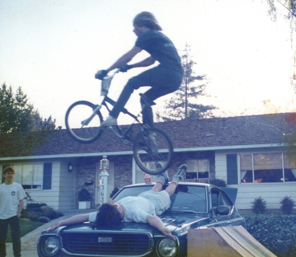 Today kids stay in the house and fart around on their phones. Meanwhile, in the 70s we were out there chasing greatness. And, sometimes, we even achieved it. Sail high into neighborhood immortality, you sweet bastard.