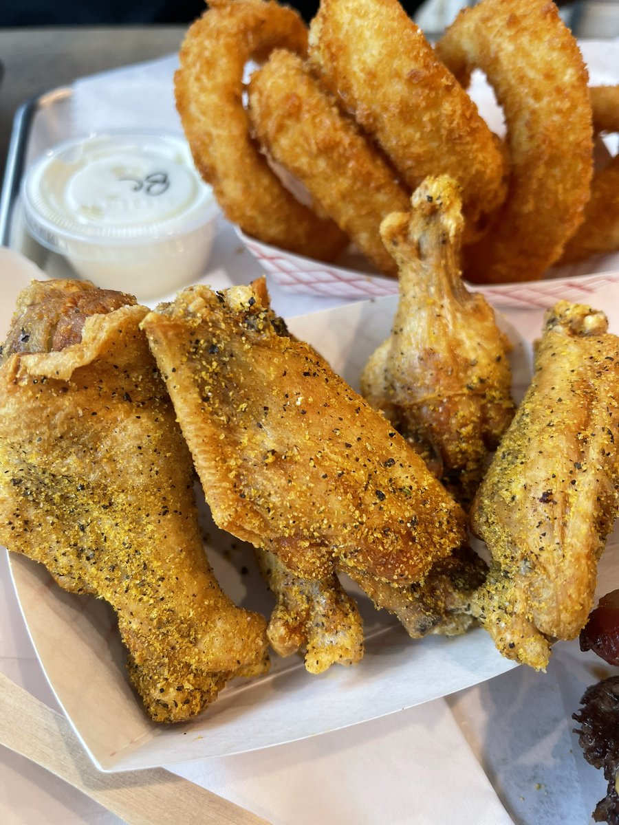 <a href="/MHiesboeck/">Dr Martin Hiesboeck</a> If you’re near Katz, that means you’re literally blocks away from <a href="/MilkBurger/">Milk Burger</a> and I highly recommend them!! 

#burger / #lemmonPepperWings / #nyc