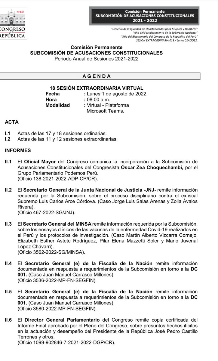 JuanSheput's tweet photo. Qué pasa en el Congreso? Les afectó el síndrome del hipódromo y se han puesto al servicio del gobierno? Por qué se pretende suspender sesión de Sub comisión de acusaciones constitucionales de este lunes donde se verían casos de Dina Boluarte y Pedro Castillo entre otros? https://t.co/JFxvoU2kky