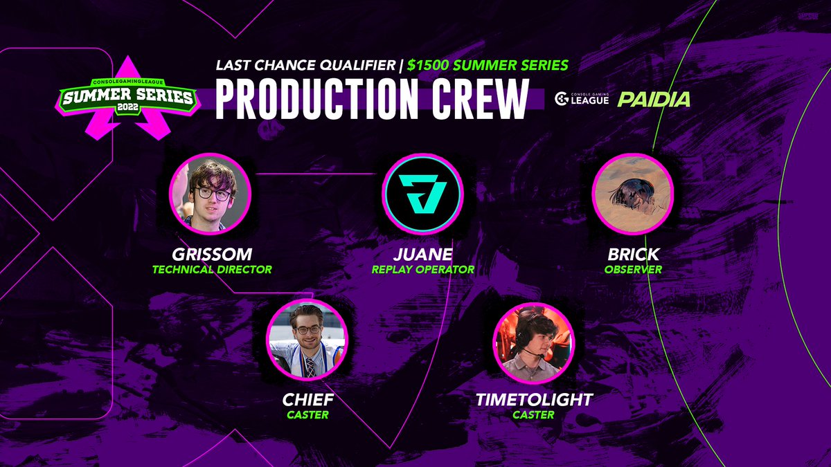ConsoleGamingLG's tweet photo. ๐ด WE ARE LIVE ๐ด
With our LAST CHANCE QUALIFIER of the $1500 @PlayApex Summer Series sponsored by @PaidiaGaming !
Come hop in at https://t.co/x8QM2dHZI0 !
Some amazing teams are fighting for those limited invites.
#ApexLegends #CGLAPEX https://t.co/1UdVUmoBMJ