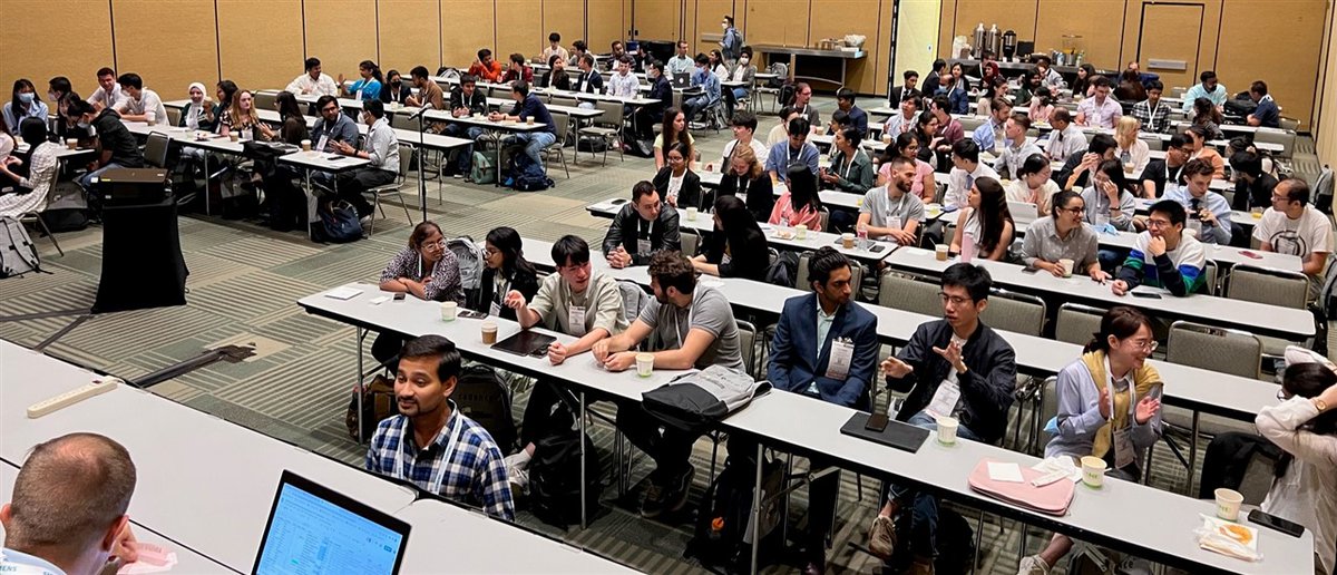 Cadence's tweet photo. The Cadence Academic Network attended #59DAC, partnered with CMC Microsystems to present in the Cadence Theater about fostering your future workforce & sponsored the Young Fellows Program to inspire the next generation of innovators in EDA and beyond! https://t.co/JHAX4uPOsn https://t.co/PvTzYlUmQO