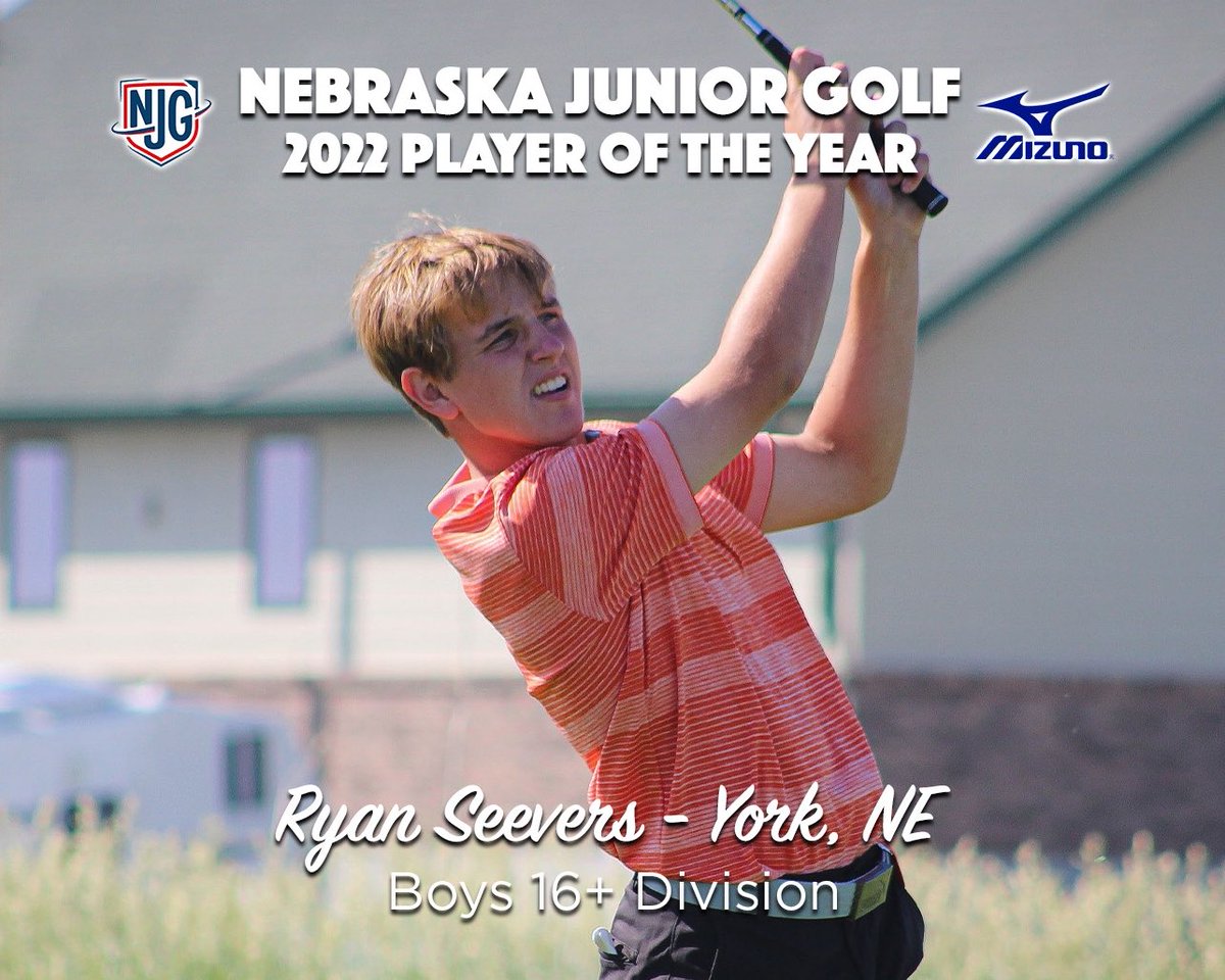 Nebraska Junior Golf (@nebjuniorgolf) on Twitter photo Yorkβs <a href="/ryanseevers2311/">Ryan Seevers</a> finishes in style and captures our Boys 16+ #NJGPOY award! π
πΉ482.33 Points
πΉShot 71 (-1) three times
πΉFour top-10 finishes in Summit Series events
Mr. Consistent gets it done. Congrats Ryan! π
<a href="/MizunoGolfNA/">mizunogolf</a> | #NJGPOY Yorkβs <a href="/ryanseevers2311/">Ryan Seevers</a> finishes in style and captures our Boys 16+ #NJGPOY award! π
πΉ482.33 Points
πΉShot 71 (-1) three times
πΉFour top-10 finishes in Summit Series events
Mr. Consistent gets it done. Congrats Ryan! π
<a href="/MizunoGolfNA/">mizunogolf</a> | #NJGPOY