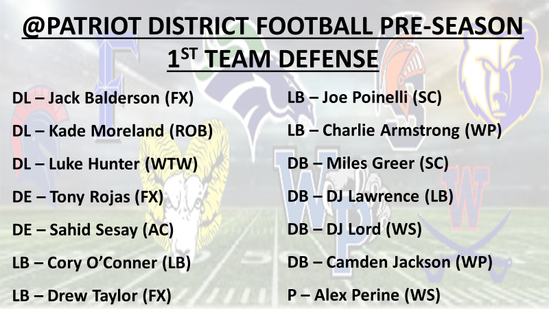 Patriot District Football tweet media