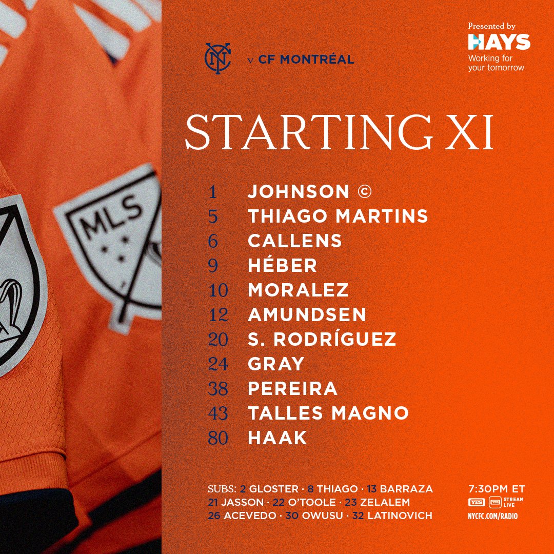 newyorkcityfc's tweet photo. 𝘼𝙇𝙇𝙀𝙕 𝙇'𝙊𝙍𝘼𝙉𝙂𝙀 ⚡️ @hays_us https://t.co/OSerMfeOA8