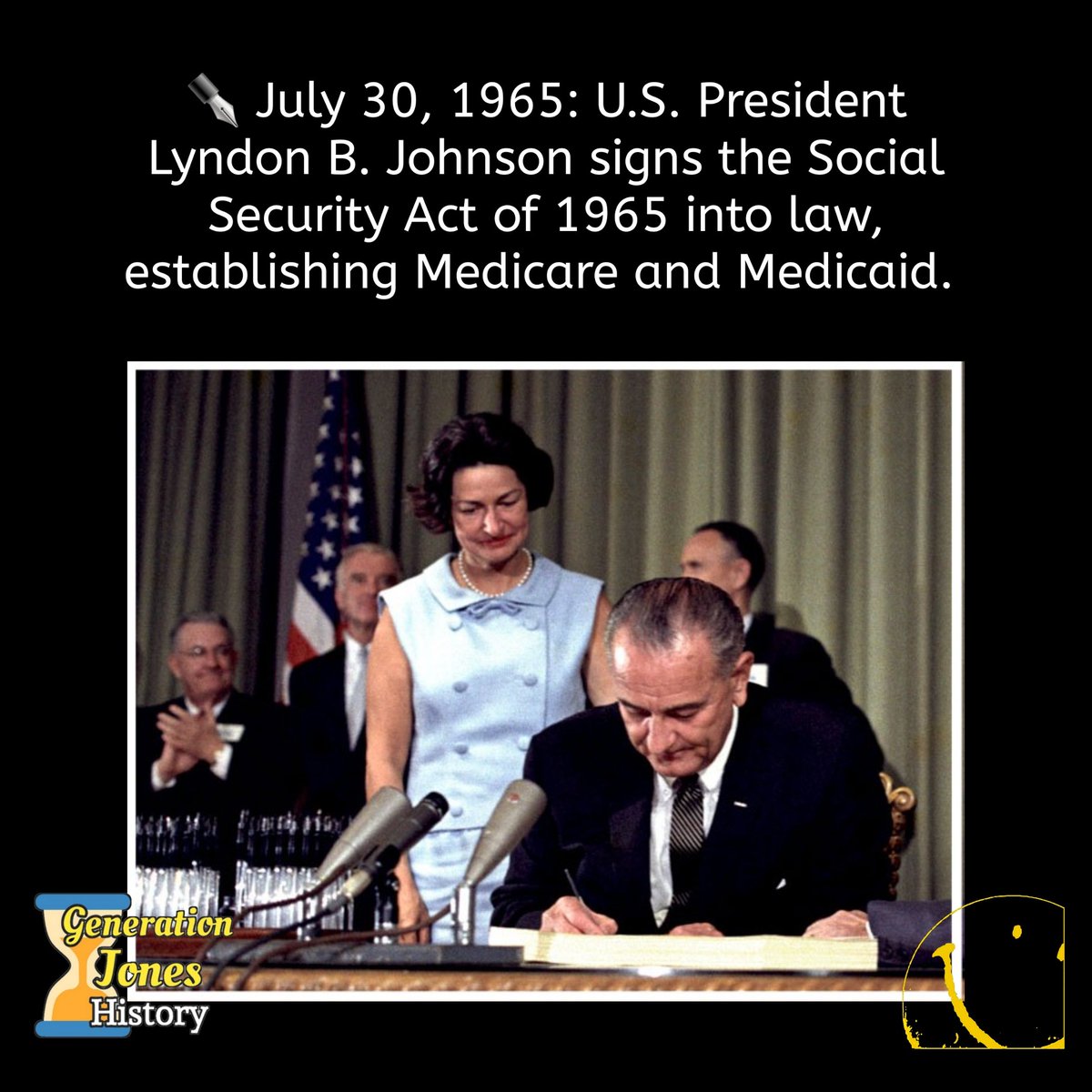 GenJones1964's tweet image. ✒️ July 30, 1965:

#1960s #ushistory #socialprograms #healthcare #waronpoverty #medicare #medicaid #lbj #lyndonbjohnson #socialsecurity #protectmedicare #protectmedicaid #savesocialsecurity #generationx #TodayInHistory #todayinhistory #babyboomers #generationjones