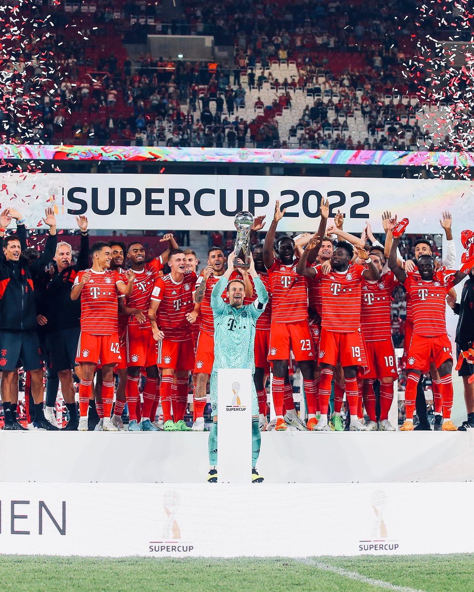 Supercup Sieger 2022 <a href="/FCBayern/">FC Bayern München</a> #MiaSanMia