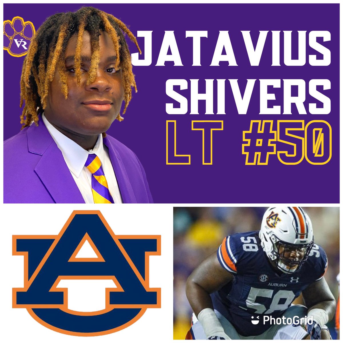 Coach Chuck Sykes (@cesykes) on Twitter photo Congrat Sr OL Jatavius Shivers on his latest ⭕️ffer from <a href="/AuburnU/">Auburn University</a> #WeAreVR #wareagle <a href="/AuburnFootball/">Auburn Football</a> <a href="/CoachWillFriend/">Will Friend</a> <a href="/TimBarron9/">Tim Barron</a> <a href="/ChadSimmons_/">ChadSimmons</a> @Mansell247 <a href="/247recruiting/">247Sports Recruiting</a> <a href="/Rivals/">Rivals</a> <a href="/NeishaShivers16/">Neisha Shivers</a> <a href="/OctaviusShivers/">Octavius Shivers</a> <a href="/CoachMarinelli/">Joey Marinelli</a> <a href="/ShiversJatavius/">Jatavius Shivers</a> Congrat Sr OL Jatavius Shivers on his latest ⭕️ffer from <a href="/AuburnU/">Auburn University</a> #WeAreVR #wareagle <a href="/AuburnFootball/">Auburn Football</a> <a href="/CoachWillFriend/">Will Friend</a> <a href="/TimBarron9/">Tim Barron</a> <a href="/ChadSimmons_/">ChadSimmons</a> @Mansell247 <a href="/247recruiting/">247Sports Recruiting</a> <a href="/Rivals/">Rivals</a> <a href="/NeishaShivers16/">Neisha Shivers</a> <a href="/OctaviusShivers/">Octavius Shivers</a> <a href="/CoachMarinelli/">Joey Marinelli</a> <a href="/ShiversJatavius/">Jatavius Shivers</a>