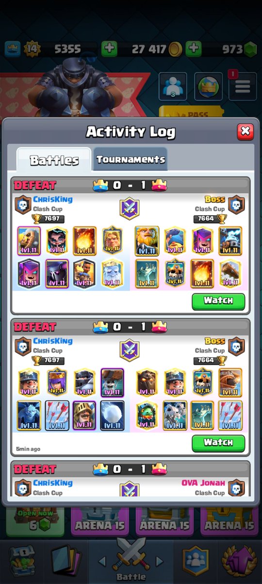 itsmeChris50's tweet image. Couldn't clutch it up for @ExAnimo_Germany in @ClashCupCR sadly but it was a pretty fun game. Lost 2 close games against @BossCR . 

Onto te the next one