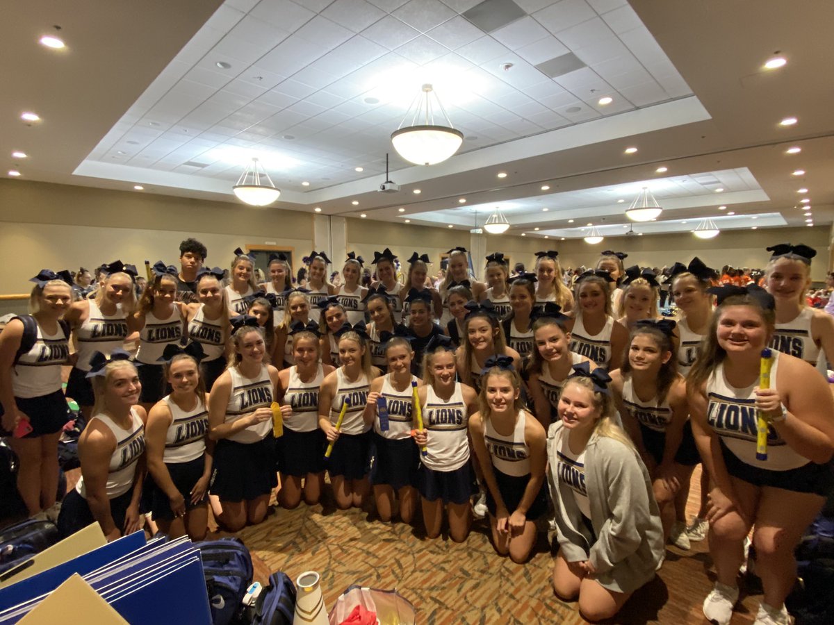 Lake Creek HS Cheer (@lakecreekcheer) on Twitter photo Camp Day 2 was outstanding! All squads won spirit sticks Sideline And Cheer Evaluation results๐
Varsity Gold Superior Ribbon. ๐JV Blue superior Ribbon ๐๐ฃ๐ฆ <a href="/LakeCreekHS/">Lake Creek High School</a> <a href="/KellyLout/">KLout</a> <a href="/TanyaBrogger/">Tanya Lambert Brogger</a> @GBowhuis <a href="/FlemingInTheDen/">Christie Fleming</a> <a href="/lions_trw/">Tim Williams</a> Camp Day 2 was outstanding! All squads won spirit sticks Sideline And Cheer Evaluation results๐
Varsity Gold Superior Ribbon. ๐JV Blue superior Ribbon ๐๐ฃ๐ฆ <a href="/LakeCreekHS/">Lake Creek High School</a> <a href="/KellyLout/">KLout</a> <a href="/TanyaBrogger/">Tanya Lambert Brogger</a> @GBowhuis <a href="/FlemingInTheDen/">Christie Fleming</a> <a href="/lions_trw/">Tim Williams</a>