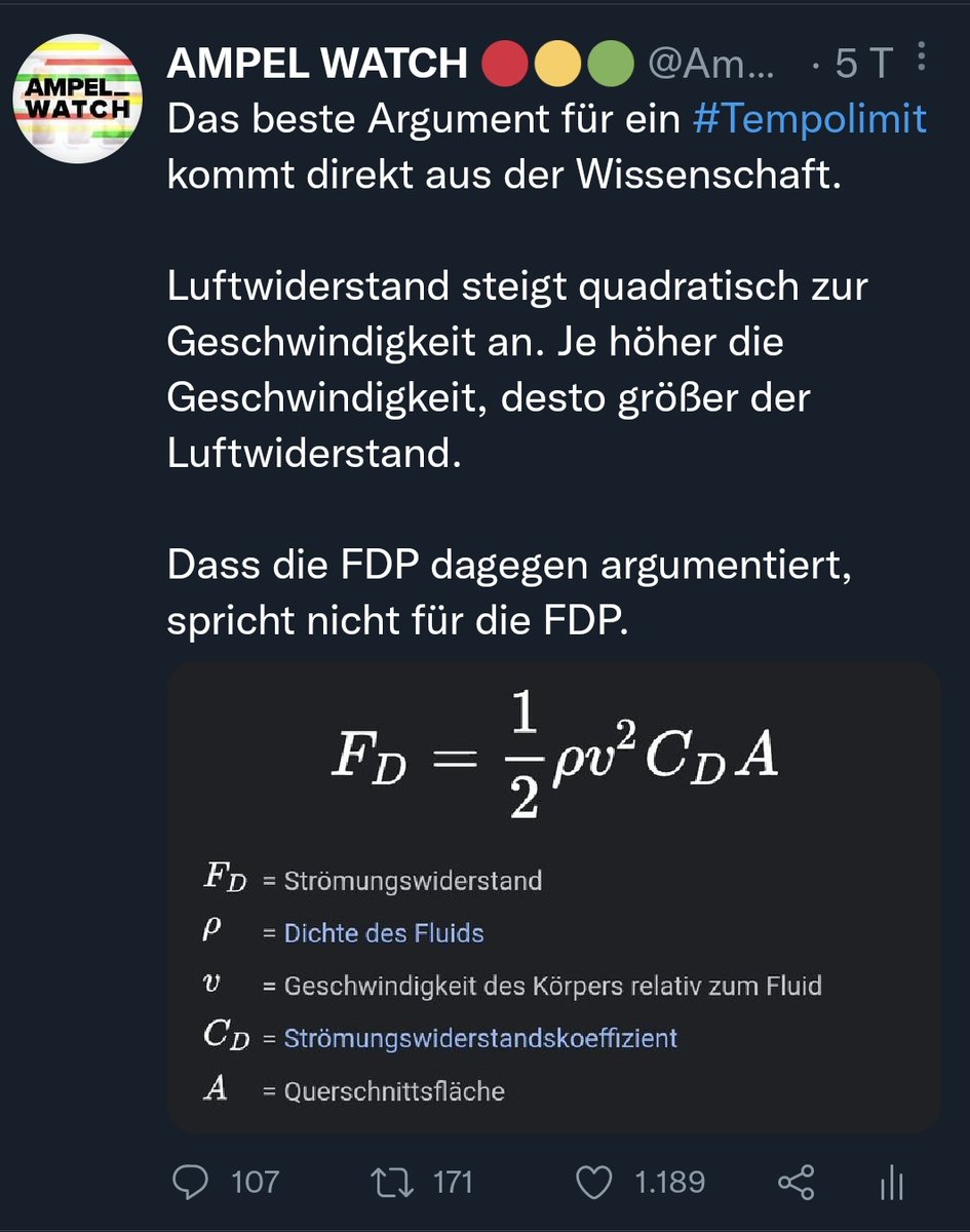 Saki_WiPol's tweet photo. 🟡 #Lindner auf Instagram: "Fürs Tempolimit gibt es keine neuen Argumente".

Ja, die gibt es tatsächlich nicht, weil sich die physikalischen Gegebenheiten nicht jeden Tag ändern.

Herr Lindner, wollten Sie nicht auf die Wissenschaft hören? 🤔

Quelle: https://t.co/GUXm5zh4Yr https://t.co/hD1H0C5UQY