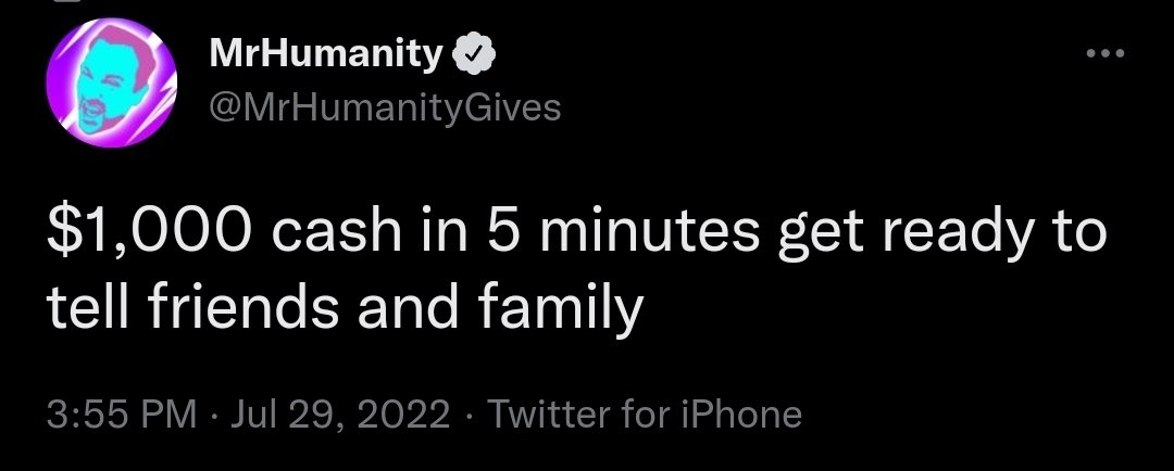 MaxTree_'s tweet photo. "Mr. Humanity" never chose a winner or showed proof of a winner like he promised. He is a liar who preys on vulnerable people in need. Scammers like him disgust me.

#MrHumanity #JackPocket https://t.co/A3jQBqKOFm