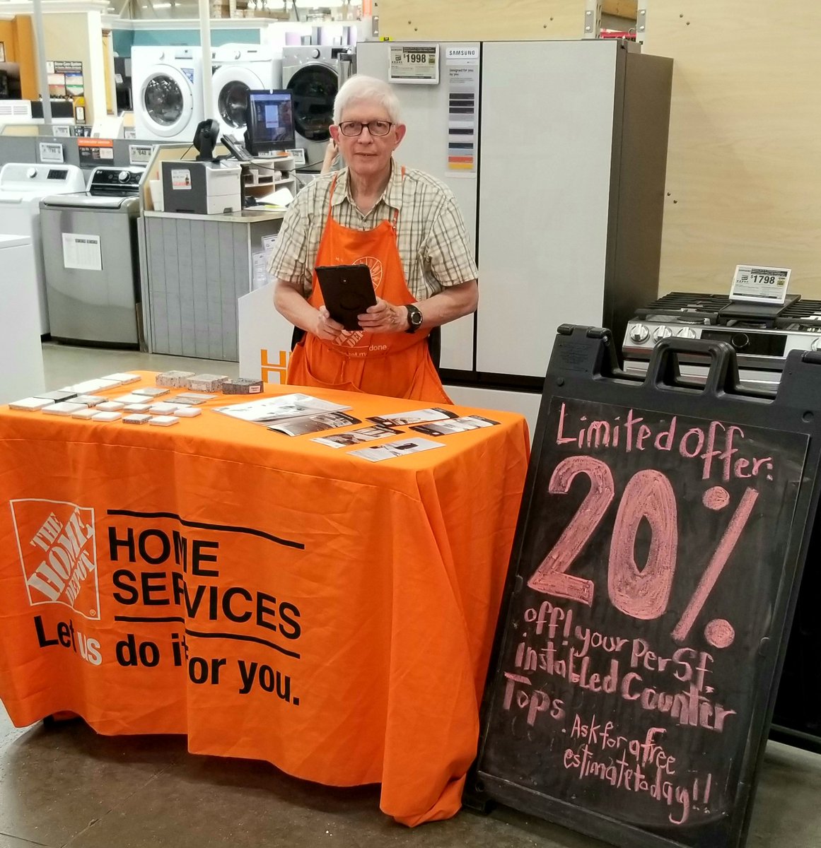 THD#4627 (@4627_midlothian) on Twitter photo Our Steve is designing on the Race Track today! Thank you for leading the quote train🚂you gave three customers the perfect kitchen facelift💥NEW COUNTERTOPS💥The weekend is still young 👌I see more in your future🤭 <a href="/THDHynes/">Lisa Hynes</a> <a href="/kmn293/">Kelly Newell</a> #fillthepipeline1H2022 Our Steve is designing on the Race Track today! Thank you for leading the quote train🚂you gave three customers the perfect kitchen facelift💥NEW COUNTERTOPS💥The weekend is still young 👌I see more in your future🤭 <a href="/THDHynes/">Lisa Hynes</a> <a href="/kmn293/">Kelly Newell</a> #fillthepipeline1H2022