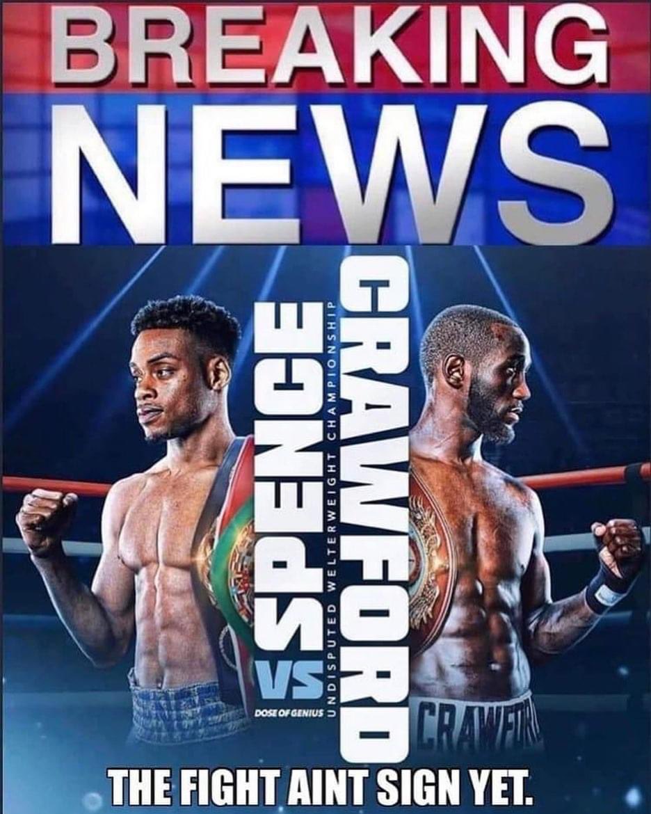 Breaking News 😴 #SpenceCrawford #boxing