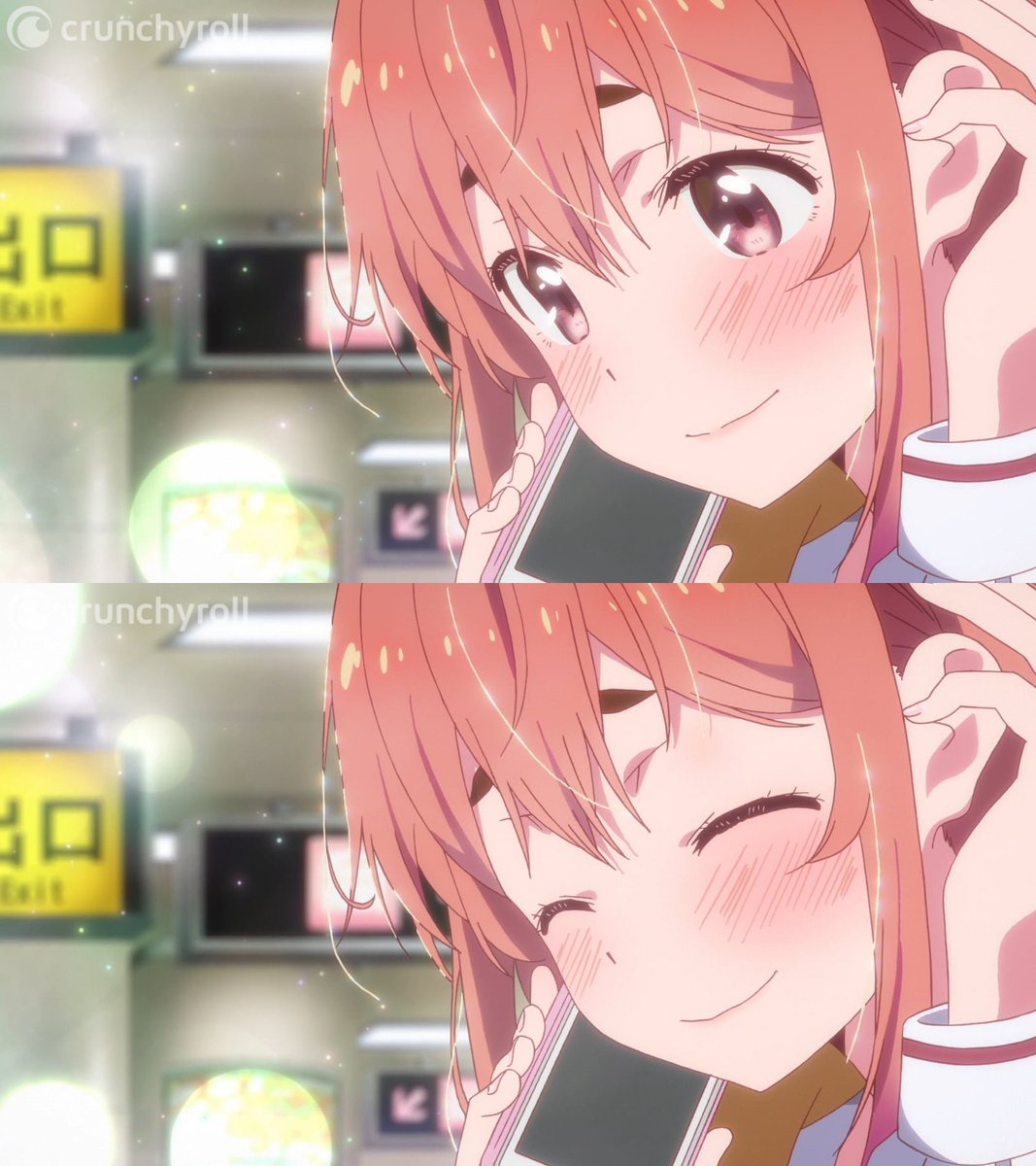 Crunchyroll.pt - O sorriso mais bonito 🥰❤ ⠀⠀⠀⠀⠀⠀⠀⠀⠀ ~✨ Anime:  Rent-A-Girlfriend