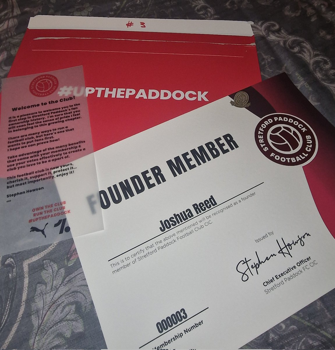 DevelopmentReed's tweet image. What a great day today first outing in the @CheshireFL 3 points in the bag to go along with the number 3 founding member certificate @SPaddockFC we go again Wednesday for the same result #upthepaddock