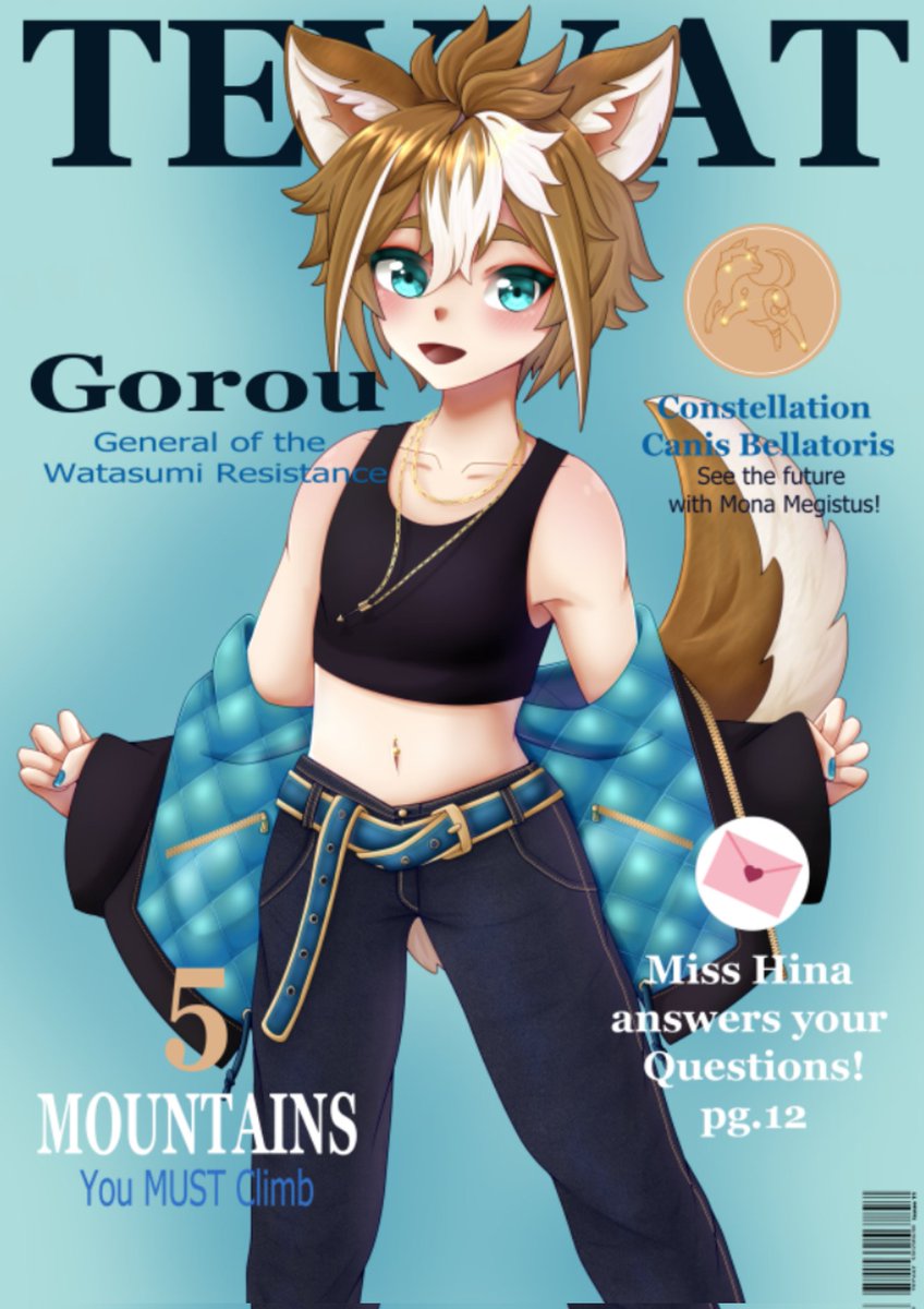 AbadeerDraws's tweet photo. Issue #11 of TEYVAT Style - Gorou! https://t.co/oNqMHHDX69