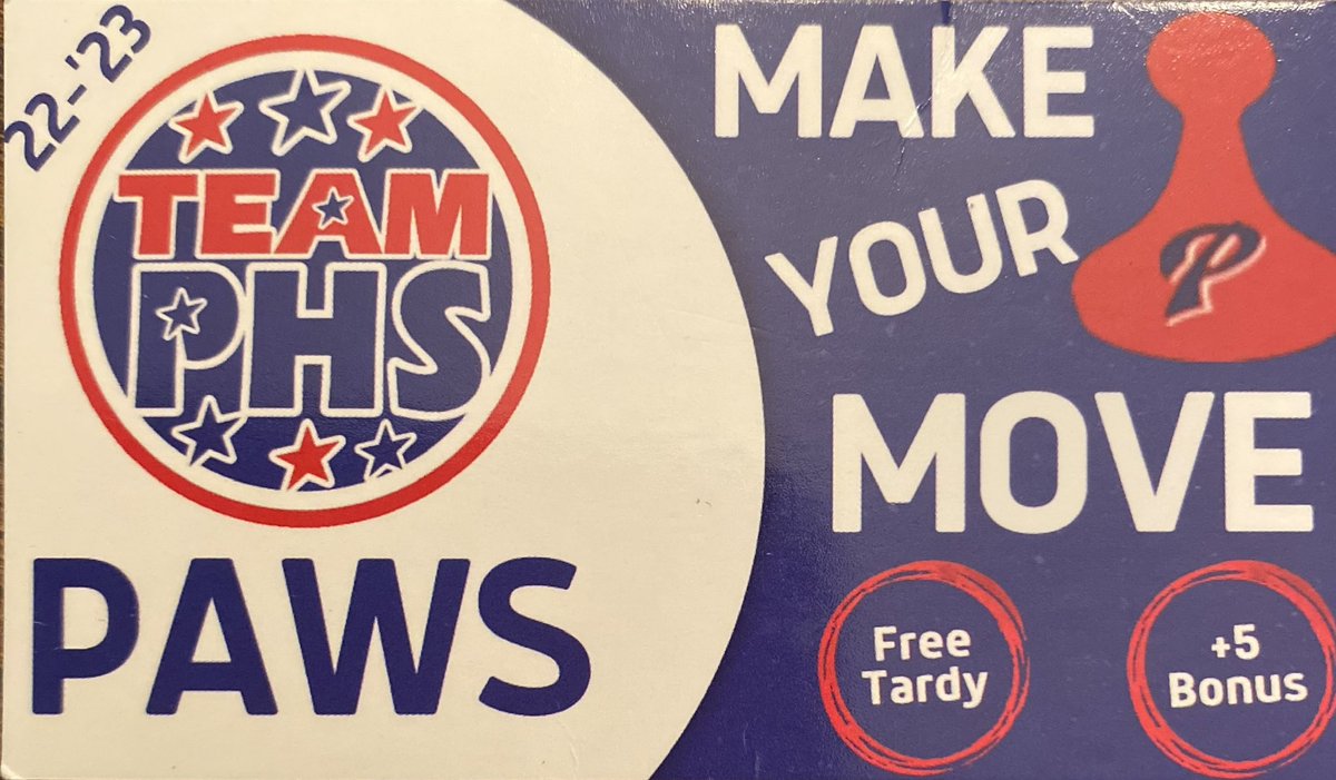 Pascagoula HS (@pascagoulahigh) on Twitter photo Our new PAWS cards are in!
What is PAWS (Positive Attitudes Will Succeed)? Our <a href="/J_Renaissance/">Jostens Renaissance</a> philosophy of rewarding & recognizing all of the happenings & people in our school! Every student receives a PAWS card each qtr based on how many points they earn. #TeamPHS #ALLIN Our new PAWS cards are in!
What is PAWS (Positive Attitudes Will Succeed)? Our <a href="/J_Renaissance/">Jostens Renaissance</a> philosophy of rewarding & recognizing all of the happenings & people in our school! Every student receives a PAWS card each qtr based on how many points they earn. #TeamPHS #ALLIN