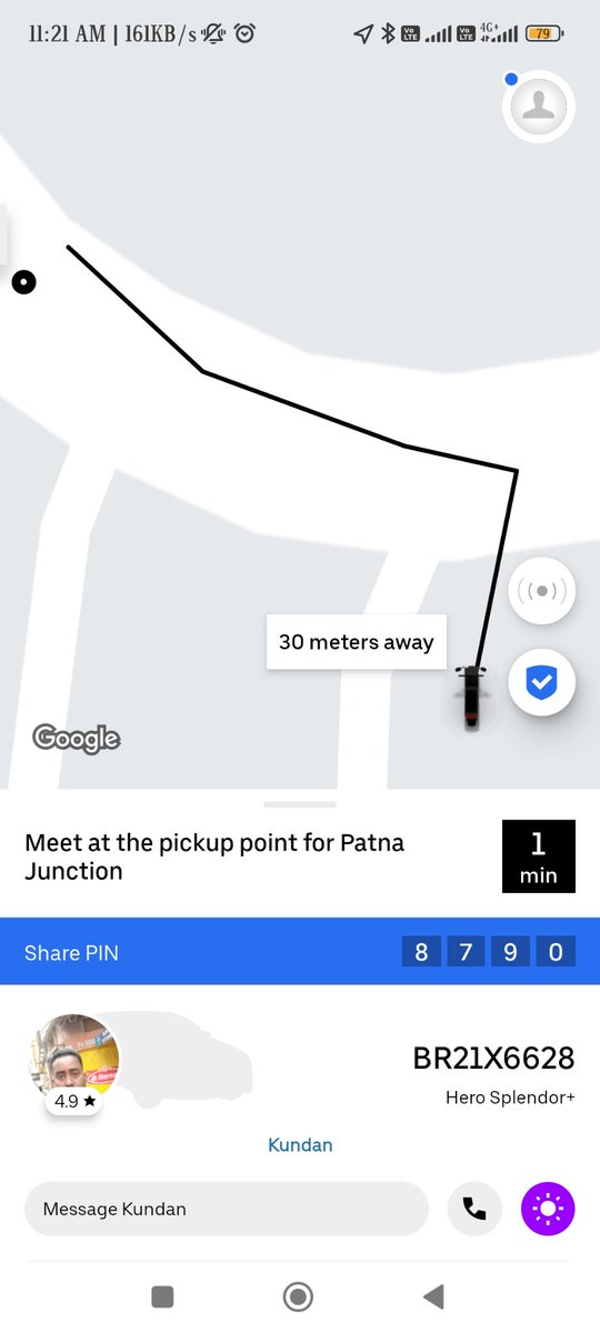 ADITYASSM12's tweet photo. @Uber @Uber_Support @Uber_India   Team Uber, yesterday I was traveling in Patna(Bihar). I booked a ride with Uber. Uber app was showing only 39 rupees for my ride but driver was asking for 80 rupees I had emergency work so I was ready to pay 50 rupees but he rudely decline it. https://t.co/bfHPkEc6Hc