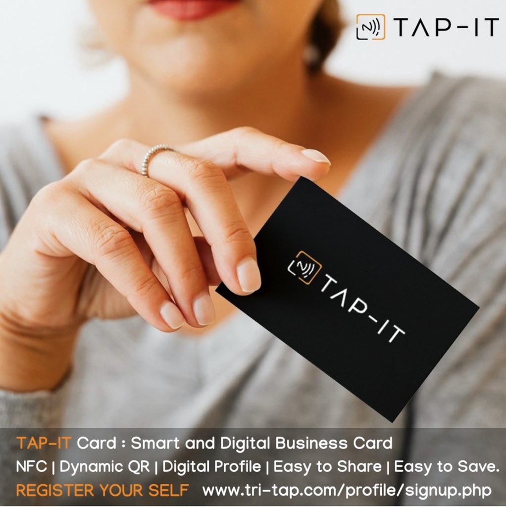 techno_ithub's tweet image. It’s a SWAG.. isn’t it?
Get your card here —> tri-tap.com/profile/signup…
#NFC #tapit #socialmediaplatforms #businesscards #technology #networking #tapitindia #notyourordinarycard #taptap #socialmedia #design #digital #digitalcard #businesscards