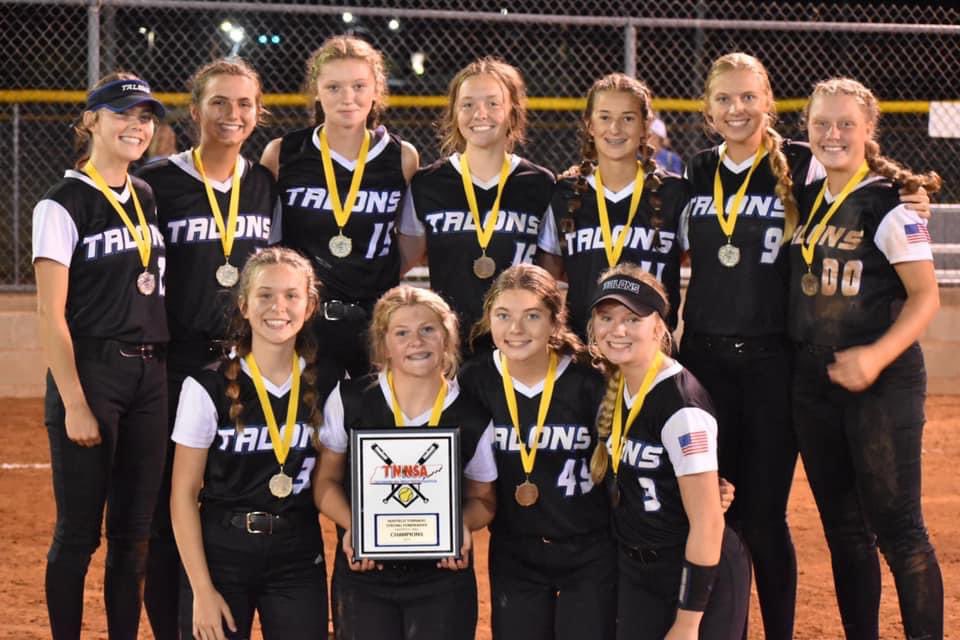 FastpitchTalons's tweet photo. TALONS 07 finished their 14U season today as undefeated champions in the NSA Mayfield Strong Tornado Fundraiser Tournament. Super proud of these girls!!! It was great to see all the girls extended family and friends come out to support them today. #bandofsisters https://t.co/DDTRSyiPdT