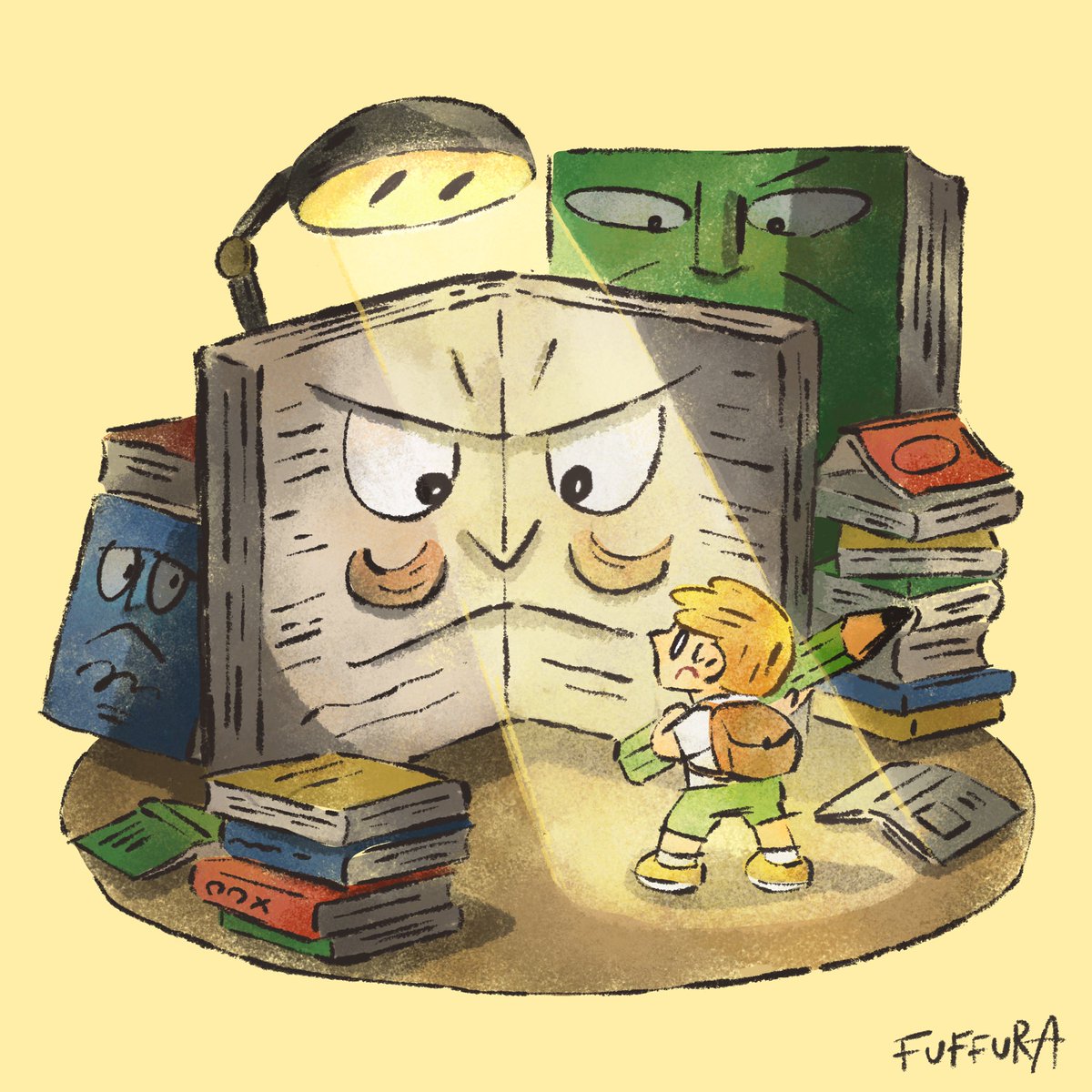 FUFFURA_'s tweet photo. 来月は一ページ漫画にチャレンジ！
 #今月描いた絵を晒そう https://t.co/NWaawkpZ4L