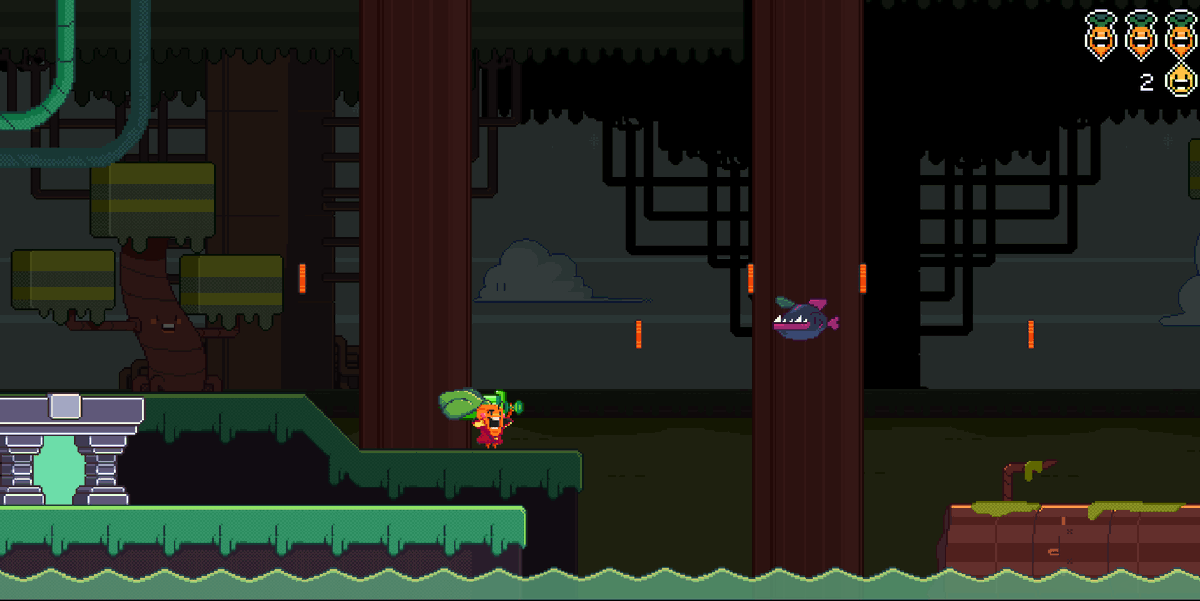 White_vault's tweet photo. it is #screenshotsaturday fam and you know what that means! wishlisting a game about carrots that chill in swamps #tocotuesday #construct3 https://t.co/O5sQXBkDd2