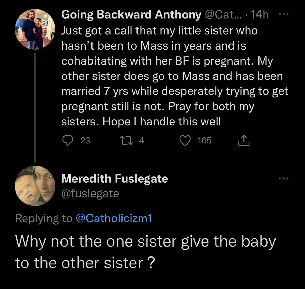 blueridgejewess's tweet image. I am tired of earth. these people.