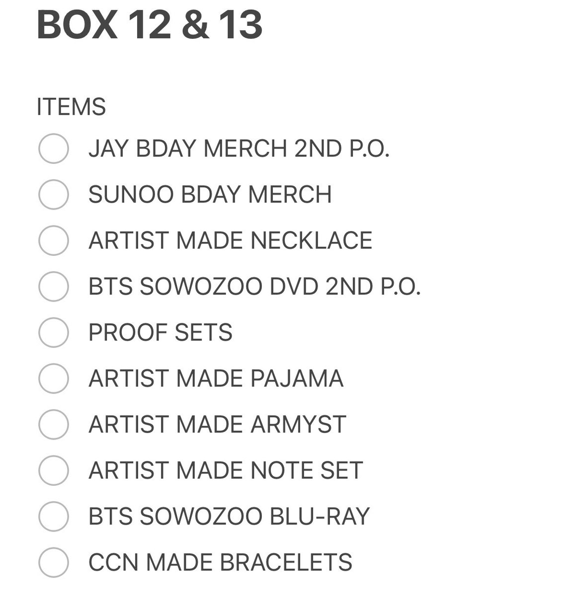 KcornerShopMNL's tweet photo. #KCSMNLUpdates

SHIPPING FORM FOR BOX 12 AND 13  ITEMS

See arrived items and please answer the shipping form below. Thank you! 

SHIPPING FORM: https://t.co/kRZdpAX7Up https://t.co/IyxvwdgKGJ