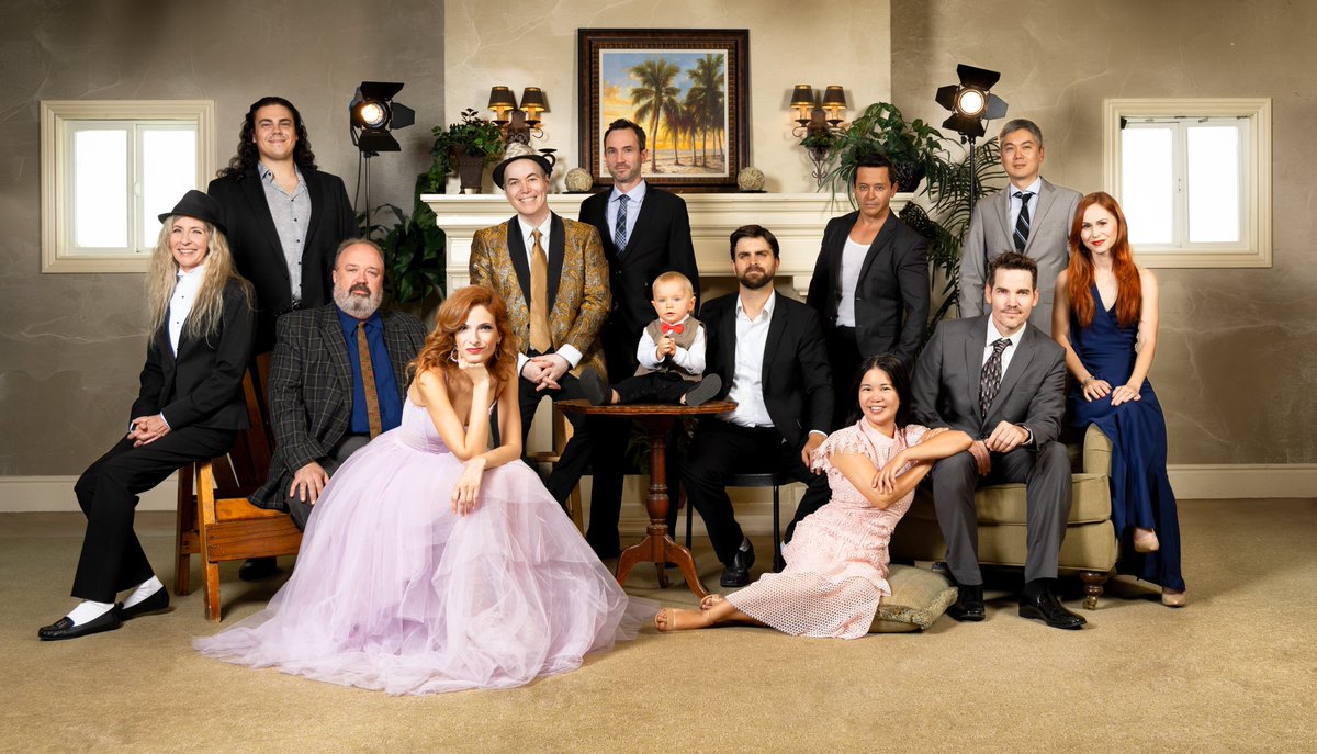 whitspurgeon's tweet photo. Cast and Crew of "Baby," a short film I'm fortunate to be a small part of, now hitting the film festival circuit! Love this Vanity Fair-style pic.... https://t.co/u58DGNn71p