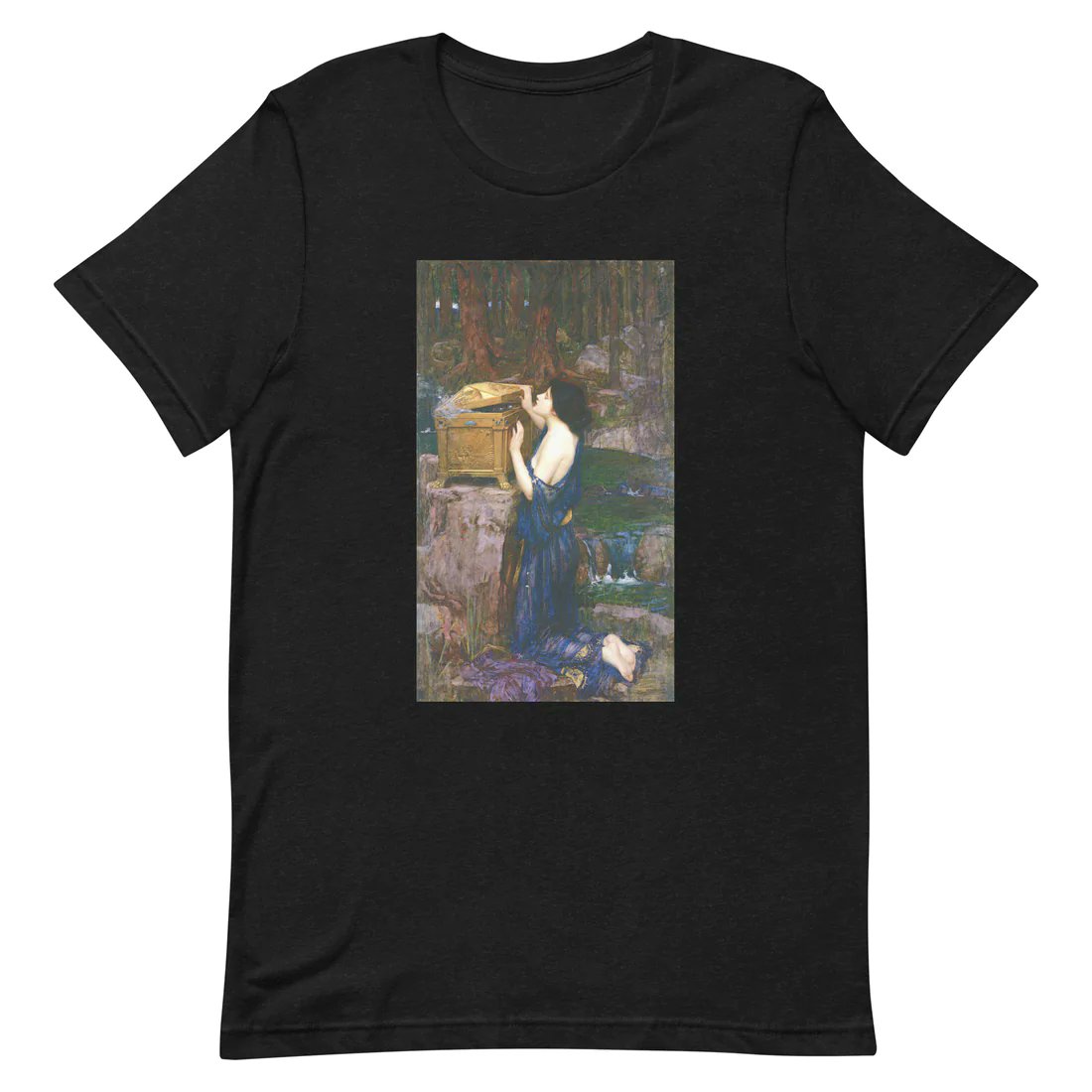thedarcey1's tweet photo. The Power of Art collection:

A series of t-shirts inspired by classical paintings and literature.

Pandora t-shirt.

“A hint in the kiss of the quickening air,
Of the secret that birds and breezes bear.”

https://t.co/2ErN8eVTSQ https://t.co/L0tZmjxoRZ