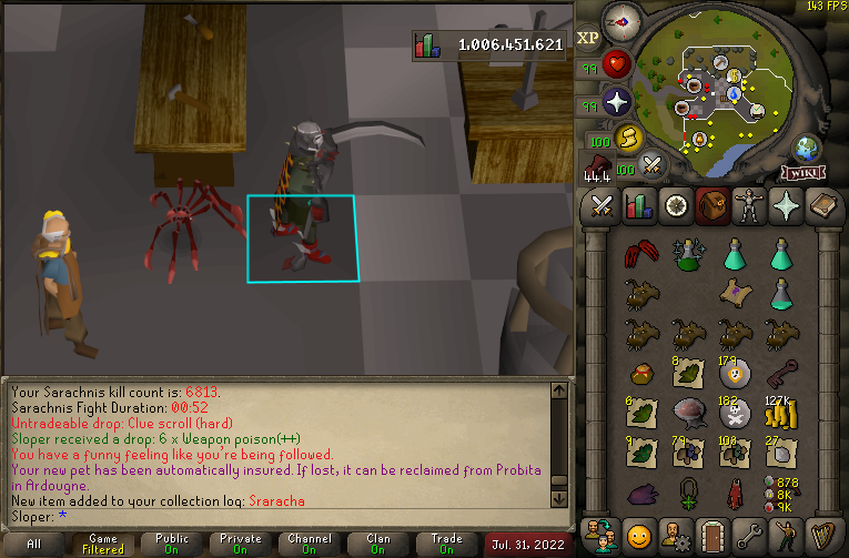 repols's tweet image. Pet #28 - Sarachnis