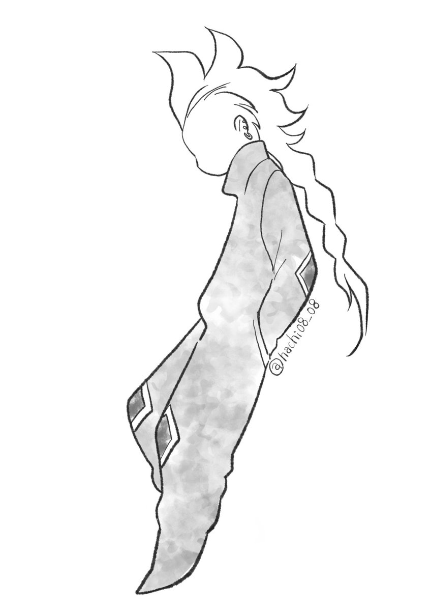 この描き方楽しすぎて描きながら寝てた…(:3_ヽ)_ 