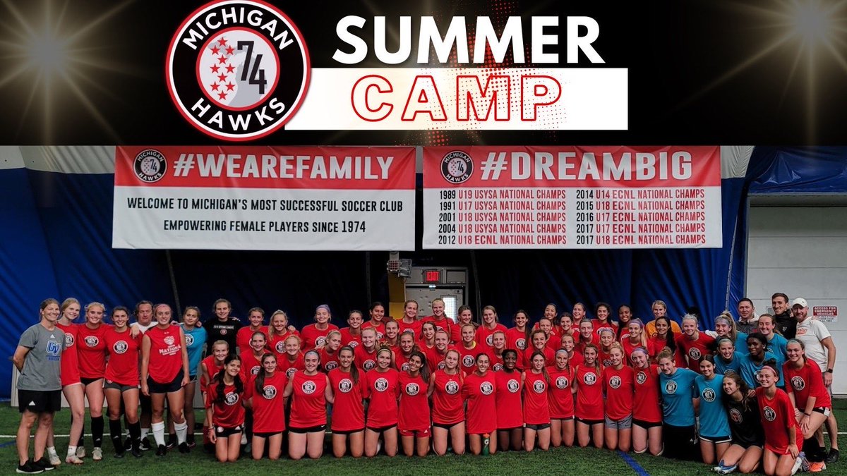 @Michigan_Hawks (@michigan_hawks) on Twitter photo Thanks to the colleges that worked camp this week! <a href="/MSU_wsoccer/">Michigan State Women's Soccer</a> <a href="/umichwsoccer/">Michigan Women’s Soccer</a> <a href="/WMUWomensSoccer/">WMU Women's Soccer</a> <a href="/AdrianWSoccer/">Adrian College Women's Soccer</a> @bgsuwsoc <a href="/XavierWSOC/">Xavier Women's Soccer</a> <a href="/DaytonWSoccer/">Dayton Women's Soccer</a> <a href="/MUCrusadersWSOC/">Madonna Women's Soccer</a> <a href="/GVSUsoccer/">GVSU Soccer</a> <a href="/MKE_WSoccer/">Milwaukee Women’s Soccer</a> <a href="/LoyolaChicago/">Loyola University Chicago</a> <a href="/OaklandWSOC/">Oakland Women's Soccer</a> @uicflames <a href="/detroittitans/">Detroit Mercy Titans</a> <a href="/NDSoccer/">Notre Dame Women's Soccer</a> <a href="/BallStateSoccer/">Ball State Soccer</a> #dreambig Thanks to the colleges that worked camp this week! <a href="/MSU_wsoccer/">Michigan State Women's Soccer</a> <a href="/umichwsoccer/">Michigan Women’s Soccer</a> <a href="/WMUWomensSoccer/">WMU Women's Soccer</a> <a href="/AdrianWSoccer/">Adrian College Women's Soccer</a> @bgsuwsoc <a href="/XavierWSOC/">Xavier Women's Soccer</a> <a href="/DaytonWSoccer/">Dayton Women's Soccer</a> <a href="/MUCrusadersWSOC/">Madonna Women's Soccer</a> <a href="/GVSUsoccer/">GVSU Soccer</a> <a href="/MKE_WSoccer/">Milwaukee Women’s Soccer</a> <a href="/LoyolaChicago/">Loyola University Chicago</a> <a href="/OaklandWSOC/">Oakland Women's Soccer</a> @uicflames <a href="/detroittitans/">Detroit Mercy Titans</a> <a href="/NDSoccer/">Notre Dame Women's Soccer</a> <a href="/BallStateSoccer/">Ball State Soccer</a> #dreambig