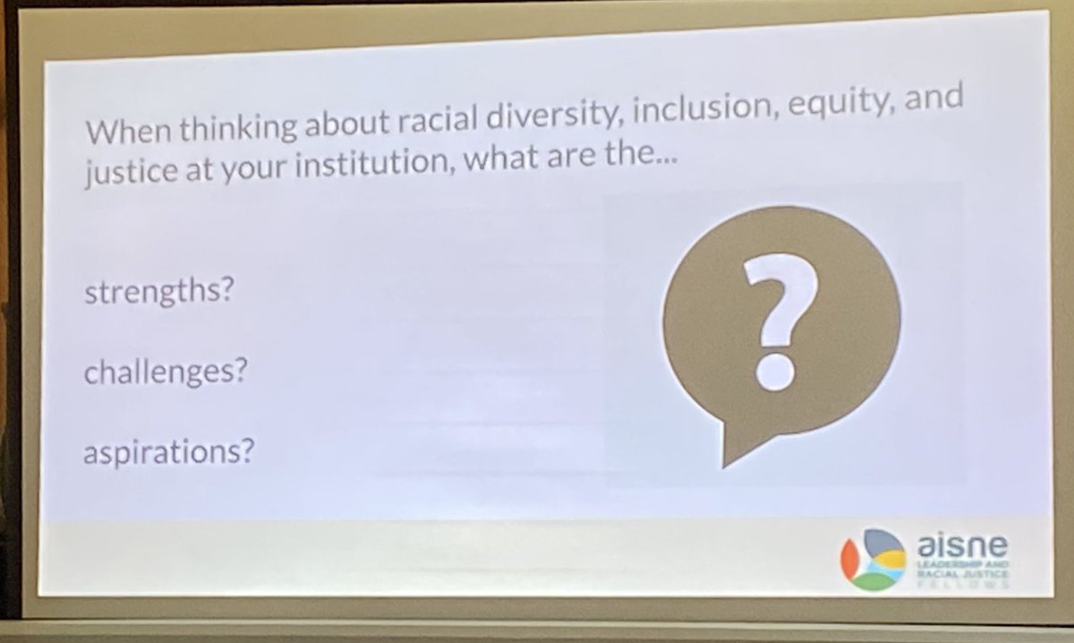 Yolanda Wilcox GonzΓ‘lez (@ywg_66) on Twitter photo Day 2 | Working to create authentic systems to support + sustain racial equity in our institutions.
<a href="/AISNE1/">AISNE πβοΈπ</a> Day 2 | Working to create authentic systems to support + sustain racial equity in our institutions.
<a href="/AISNE1/">AISNE πβοΈπ</a>