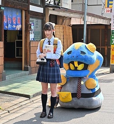 さくらとラブコフかわいい🥰 💙🌸🐍🧡 #井本彩花 #五十嵐さくら #仮面