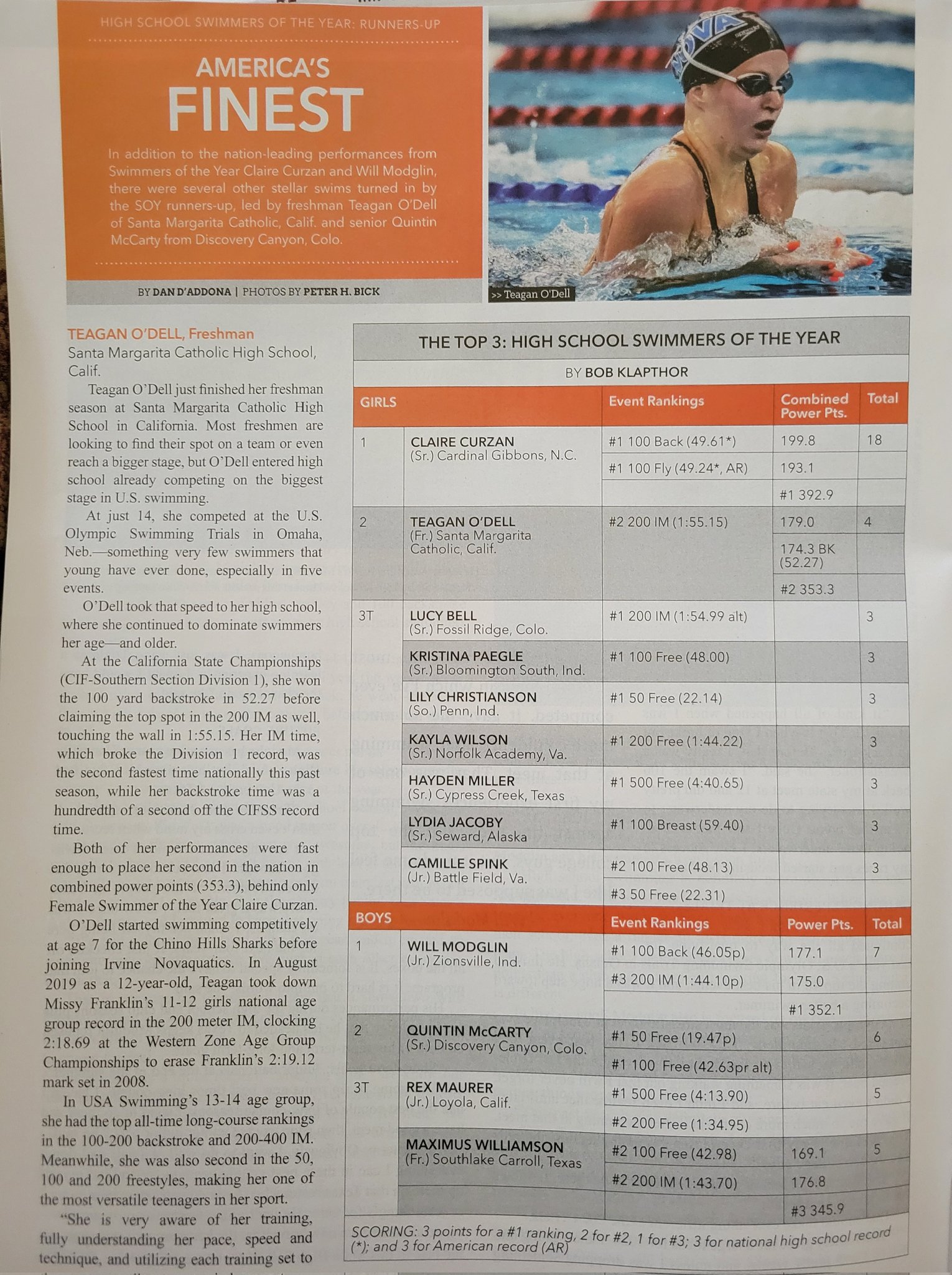 SMCHS Swim & Dive on Twitter "SMCHSswim Class of 2025 Teagan O'Dell