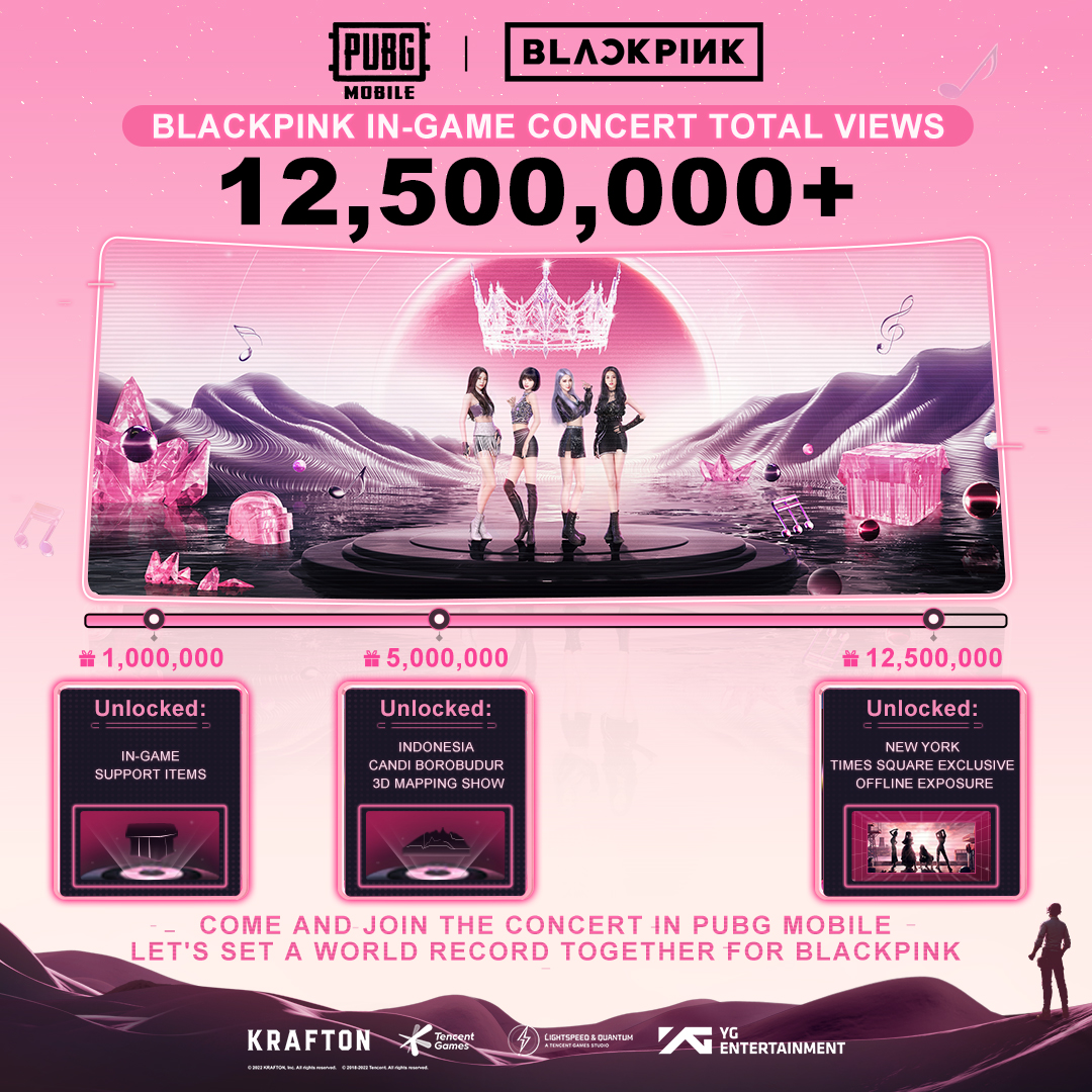 PUBGMOBILE's tweet photo. Congratulations! New York Time Square offline exposure unlocked!

We set a new world record with #PUBGMOBILE and #THEVIRTUAL together!

Download PUBG MOBILE:

🔗 https://t.co/L5IS34kizu

#BLACKPINKxPUBGM #BLACKPINK #INGAMECONCERT #PUBGM #PUBGMRECORD https://t.co/xWjqhs8JdZ