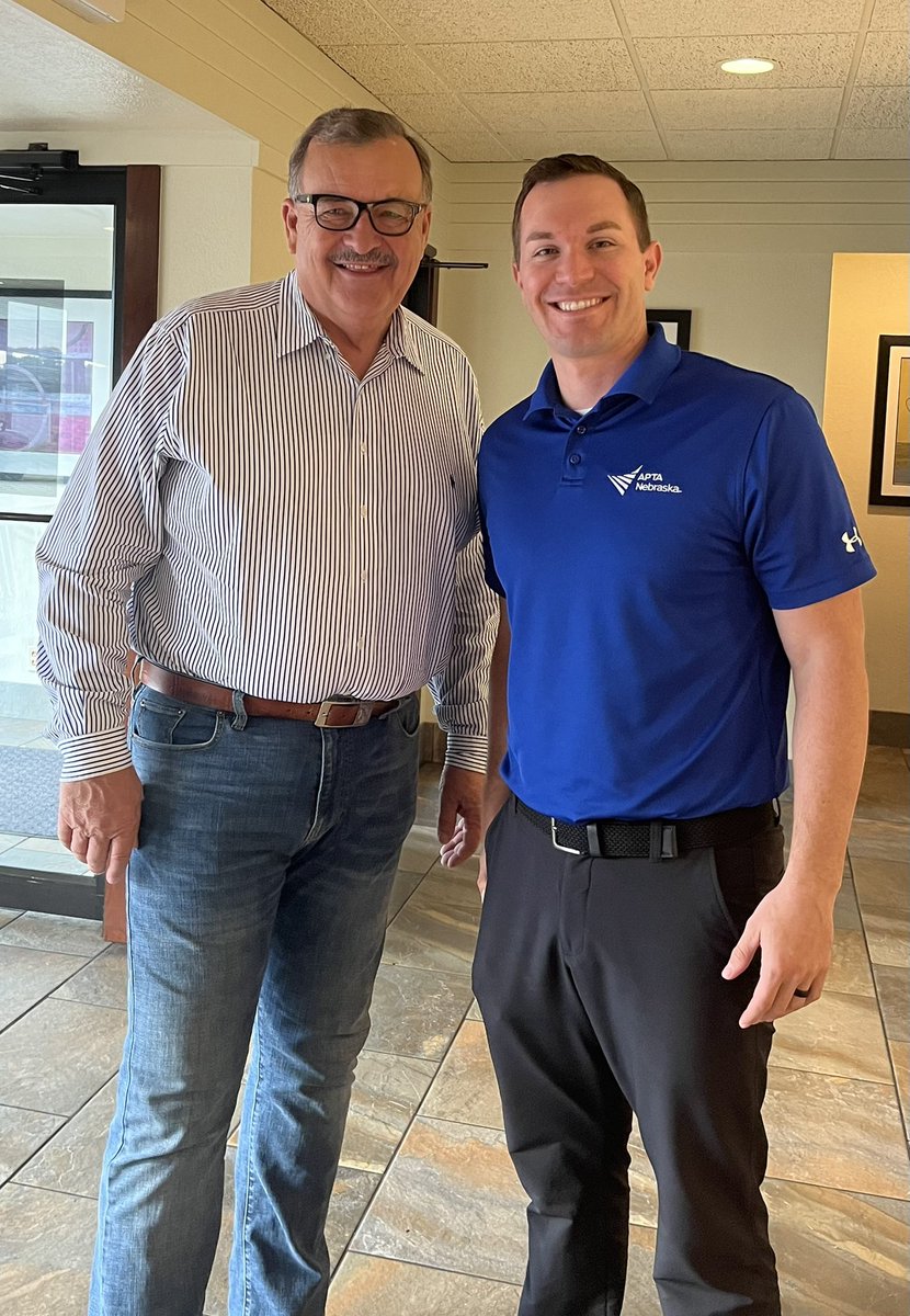 NPTAtweets's tweet photo. Yesterday, APTA-NE President Nick Weber met with NE State Sen. Jacobson (District 42). They discussed issues impacting the physical therapy profession and the patients we serve. #PTAdvocacy https://t.co/9Zzzt1vCoE