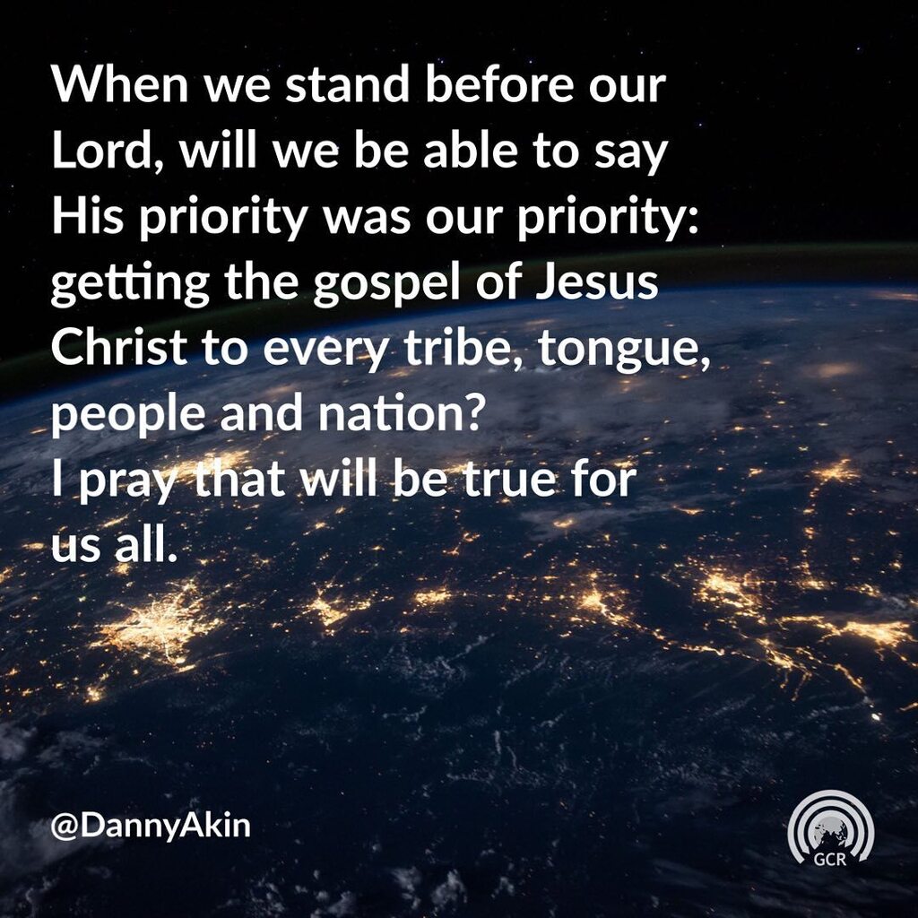 globalcast's tweet photo. When we stand before our Lord, will we be able to say His priority was our priority: getting the gospel of Jesus Christ to every tribe, tongue, people and nation? 
I pray that will be true for us all. @danny_akin #unreached #rev79 #everynation #everytong… https://t.co/HbqqLQqJmX https://t.co/VqJq0k7dWP