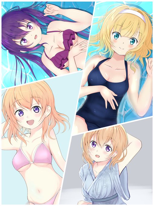 ごちうさキャラを多く描いた7月でした
 #今月描いた絵を晒そう 